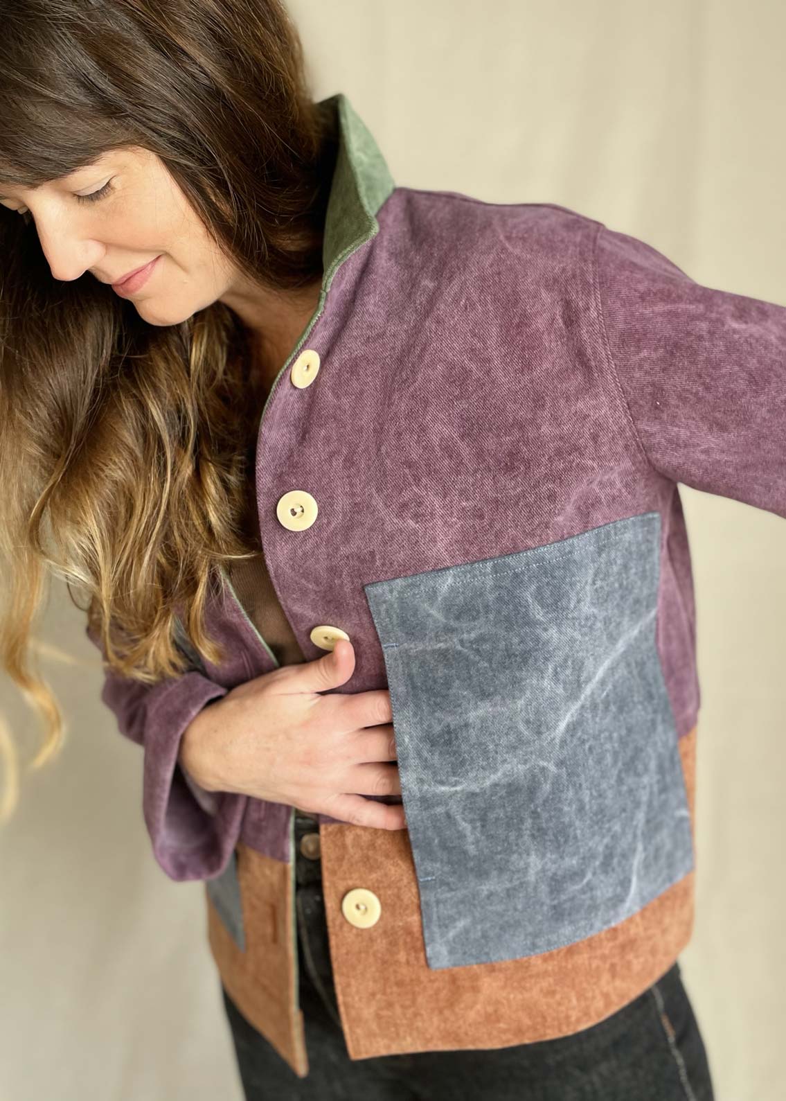 Color Block Jacket Color Block Jackets – Slow Goods Studio