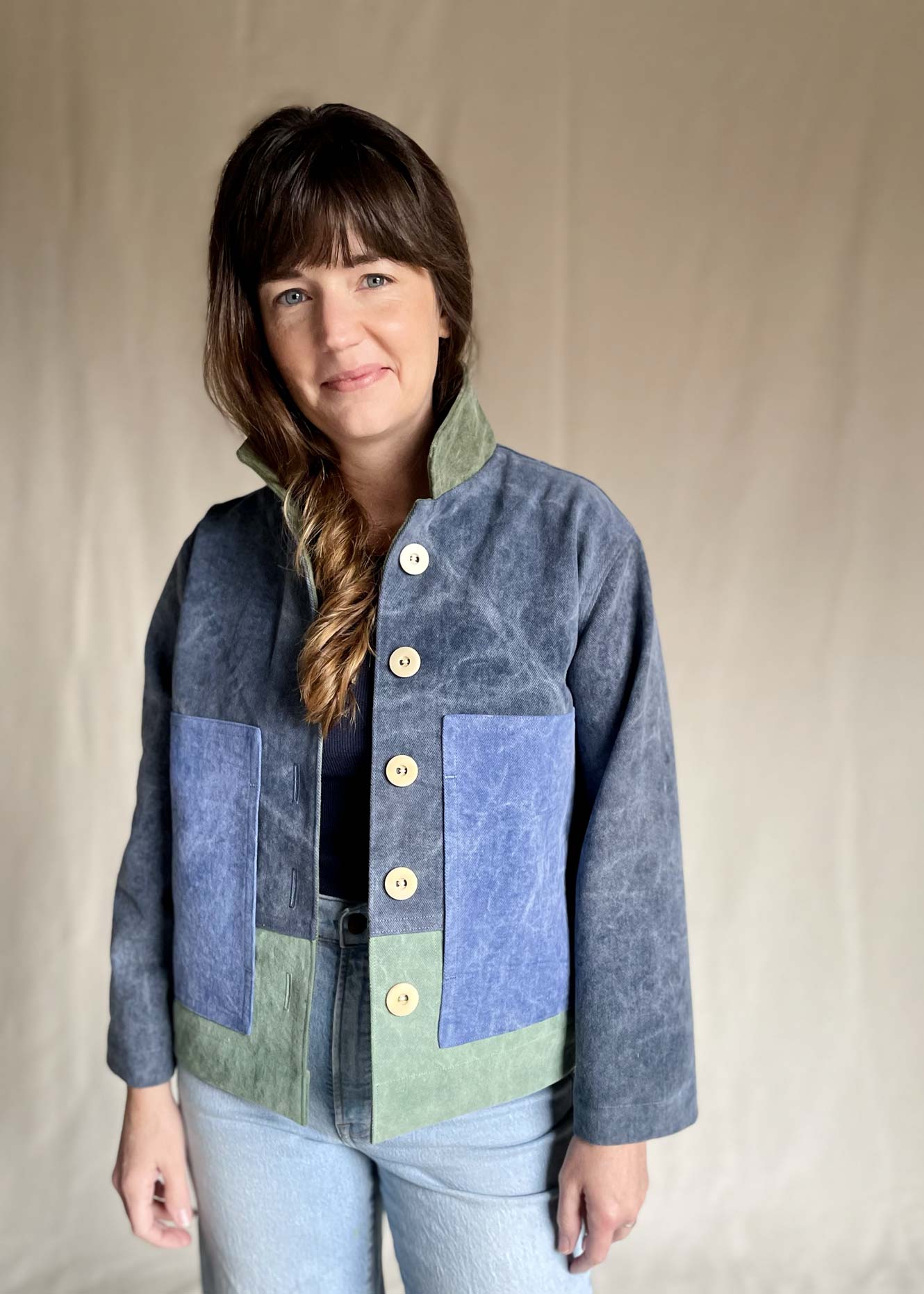 Color Block Jacket Color Block Jackets – Slow Goods Studio
