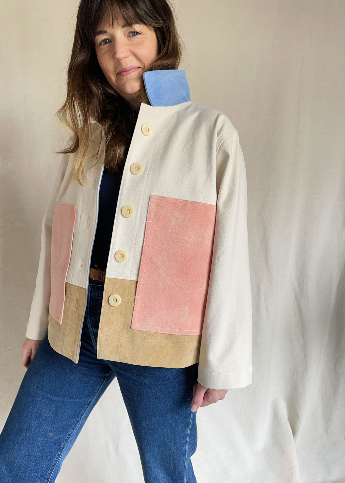 Color Block Jacket Color Block Jackets – Slow Goods Studio