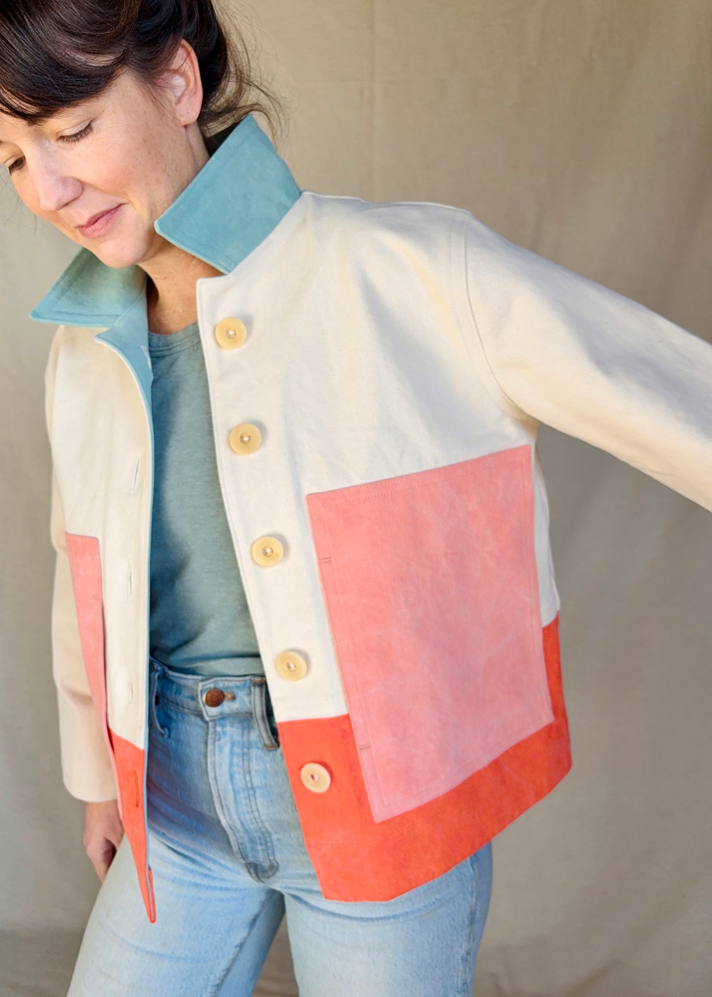 Block Style Jacket Color Block Jackets – Slow Goods Studio