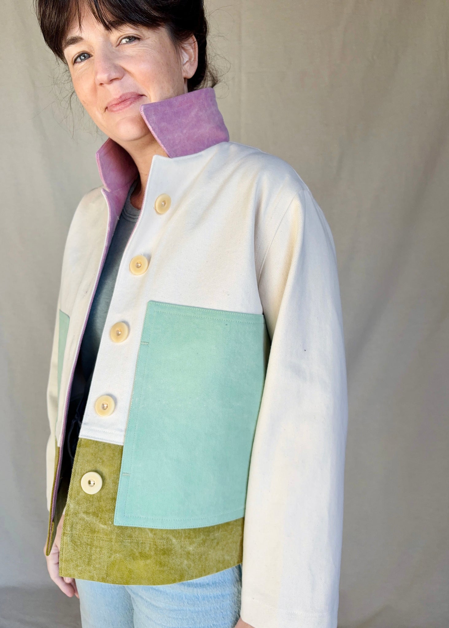Color Block Jacket Color Block Jackets – Slow Goods Studio