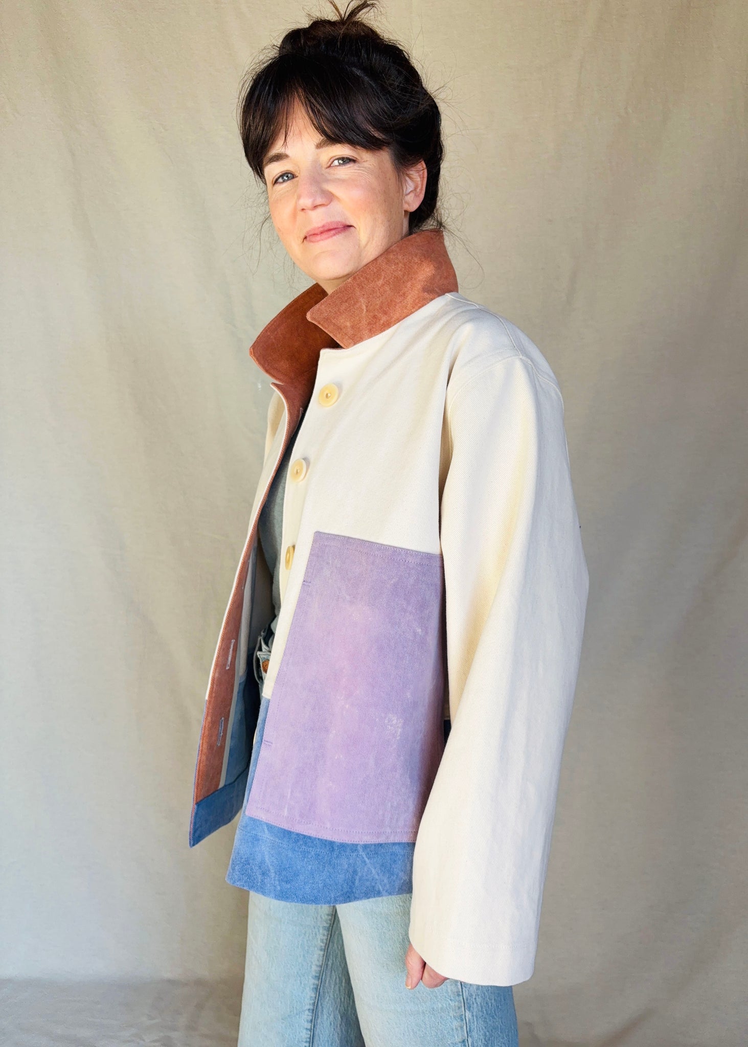 Color Block Jacket Color Block Jackets – Slow Goods Studio